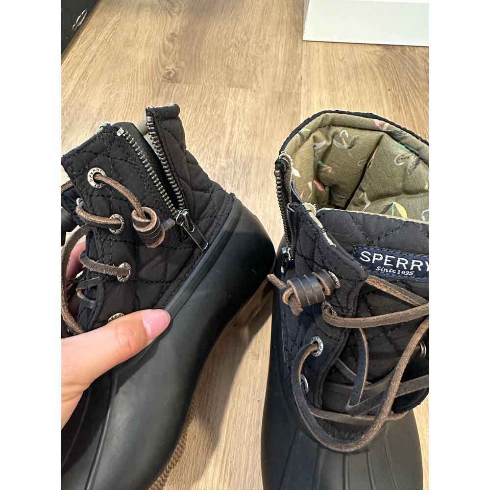 Sperry Topsiders Saltwater Duck Boots Sz 5.5 - Picture 5 of 9